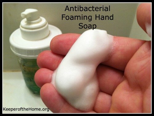 Homemade Antibacterial Foaming Hand Soap 1