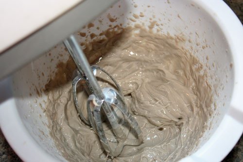 blending clay toothpaste