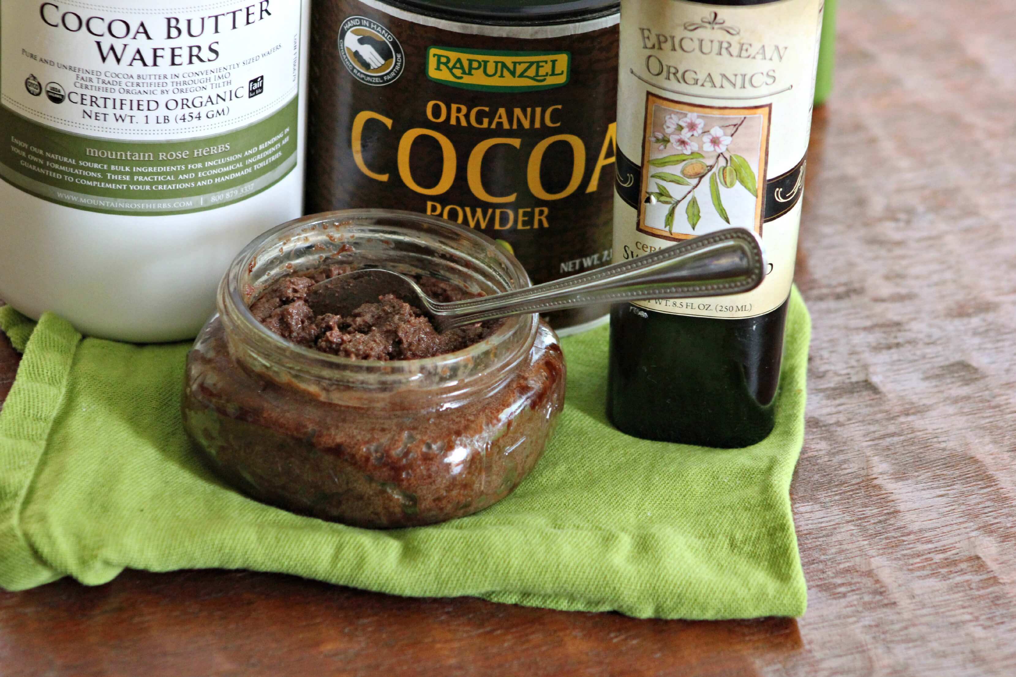 cocoa body scrub