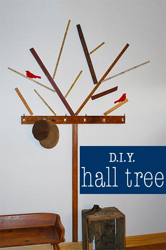 Easy diy hall discount tree