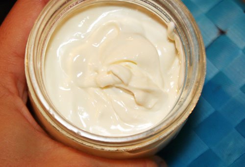 finished diaper cream in jar