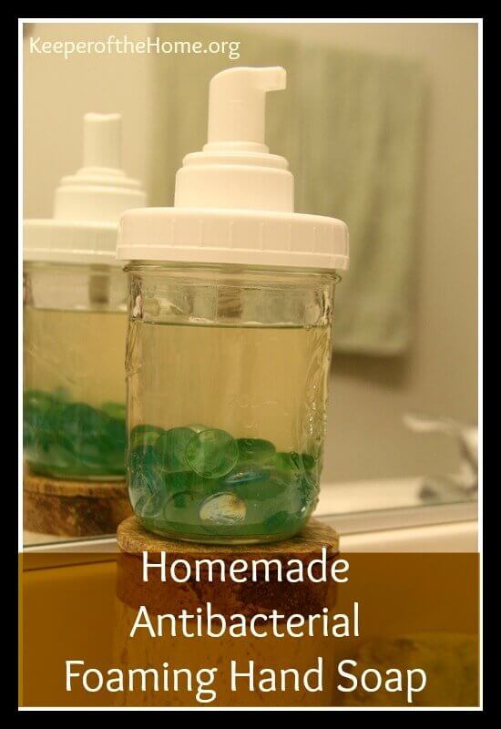 homemade antibacterial foaming hand soap