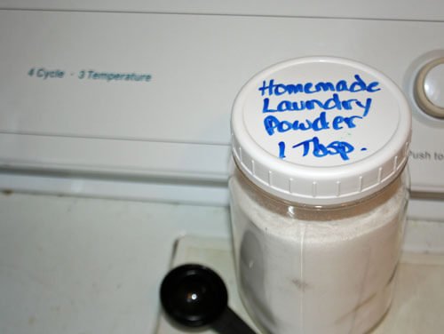 homemade laundry powder no towel