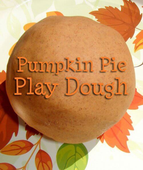 pumpkin pie play dough