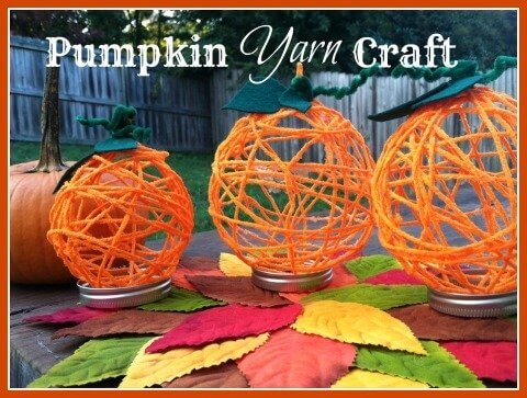 pumpkin yarn craft 1