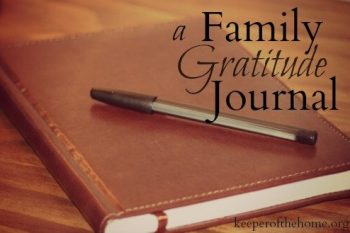 Making A Family Gratitude Journal {A Simple Thanksgiving Tradition} 3