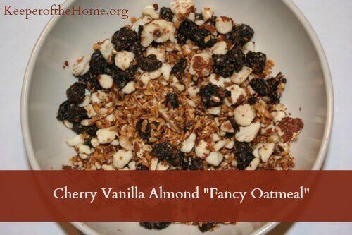 Cherry Vanilla Almond "Fancy Oatmeal" {better than a coffee shop}