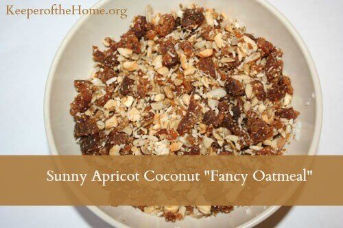 apricot oatmeal fancy oatmeal