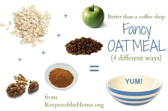 Fancy, Flavored Oatmeal Made 4 Ways {Better Than a Coffee Shop}