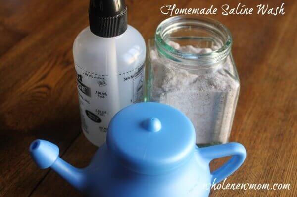 homemade saline nose spray