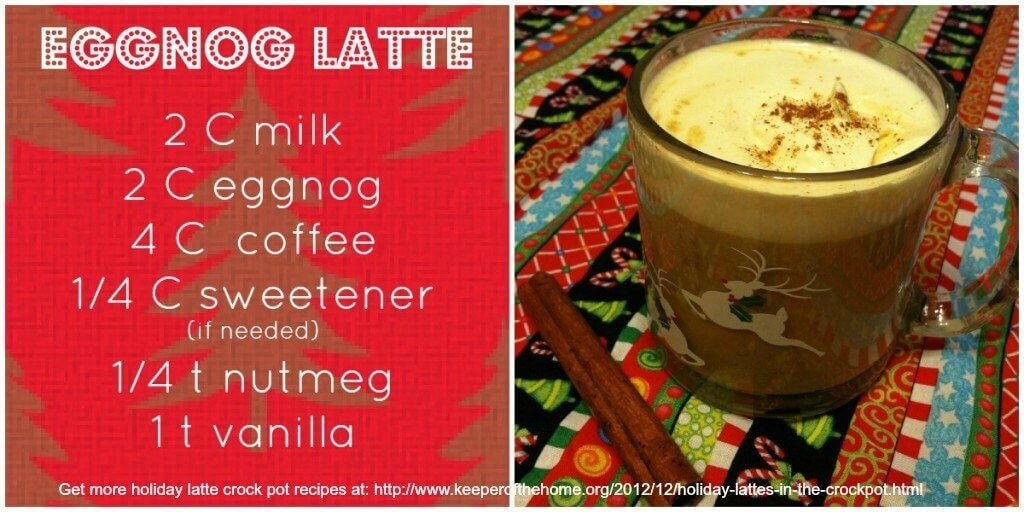 Eggnog Latte at keeperofthehome.org