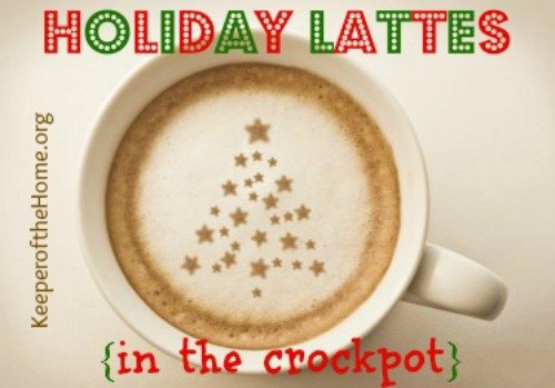 Holiday Lattes in the Crock Pot {with Free Printables!}