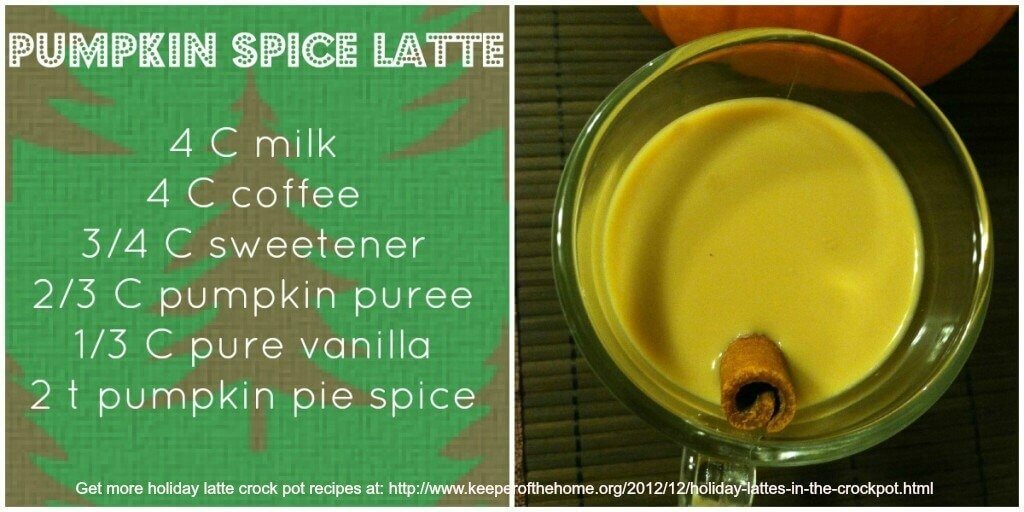 Pumpkin Spice Latte at Keeperofthe Home.org