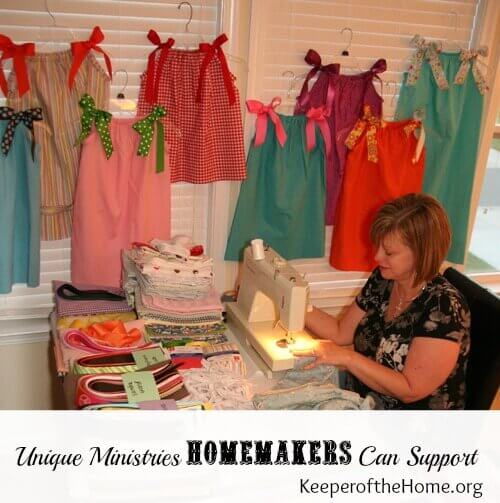 Unique Ministries Homemakers Can Support