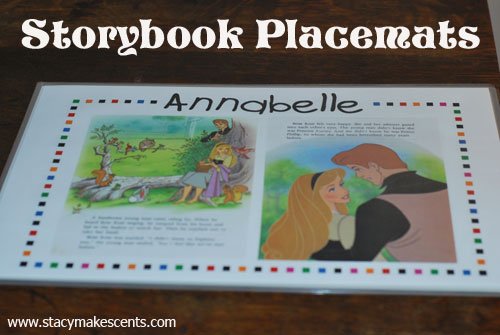 storybook placemats
