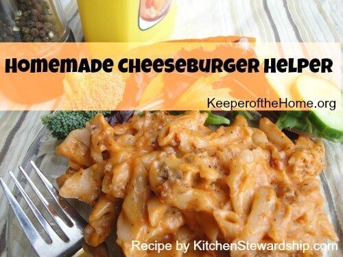 No, You Don’t Have to Make Your Own Ketchup {Recipe: Homemade Cheeseburger Helper}