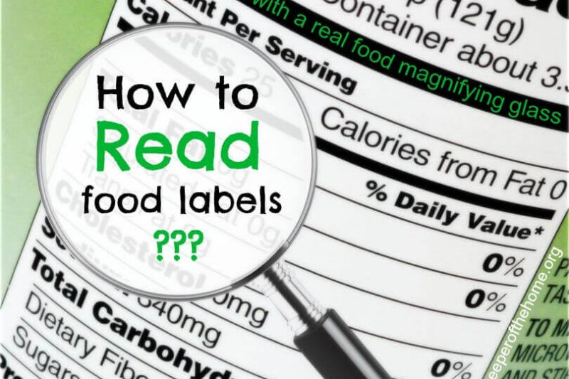 How to Read Food Labels 3