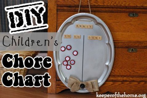 DIY Children’s Chore Chart - Keeper of the Home