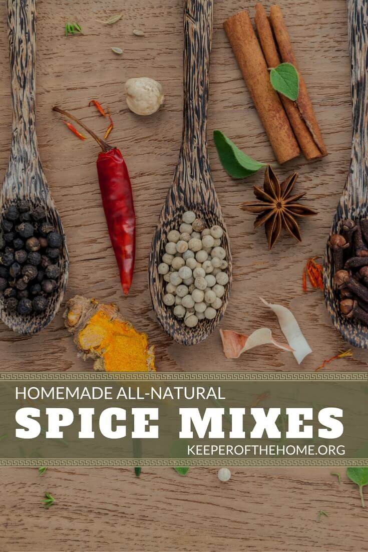 Homemade Spice Mixes - Every Nook & Cranny