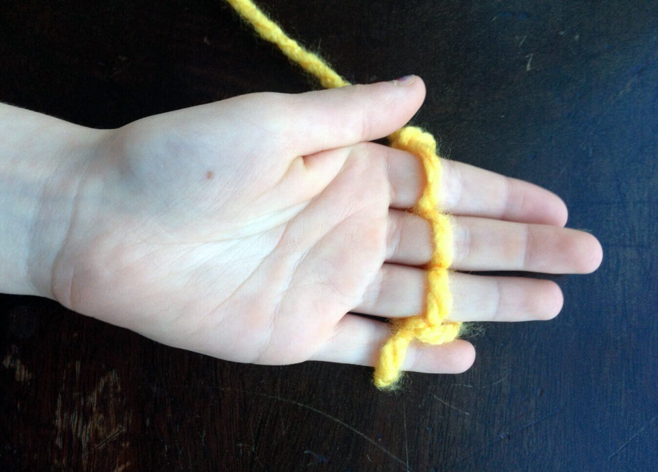 How to Finger Knit