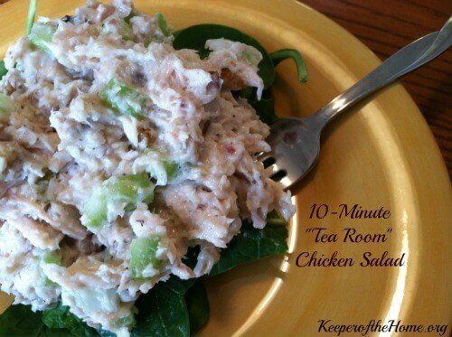 10-Minute Lunches: “Tea Room” Chicken Salad