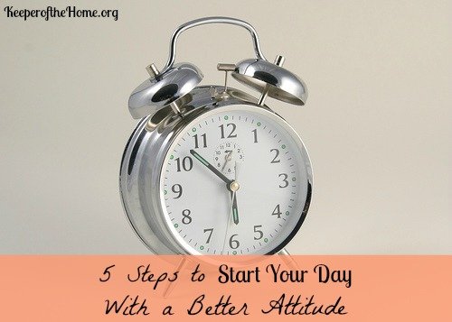 Do you habitually wake up on the wrong side of the bed? Here's five steps to start your day with a better attitude. 