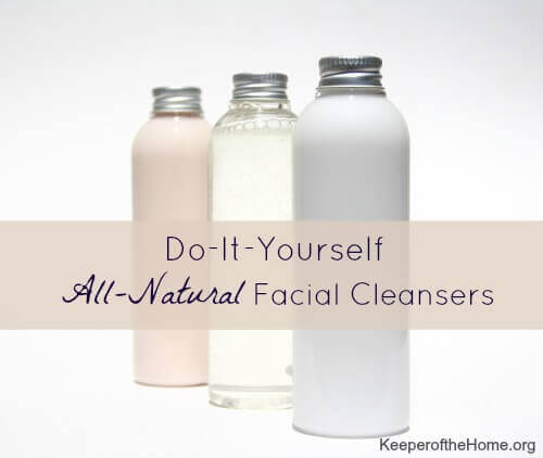 all natural facial cleansers