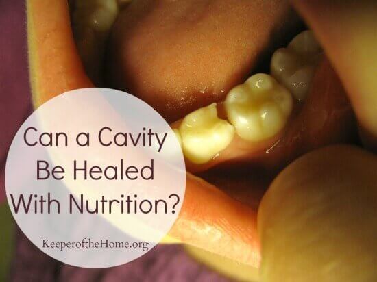 heal cavity with nutrition