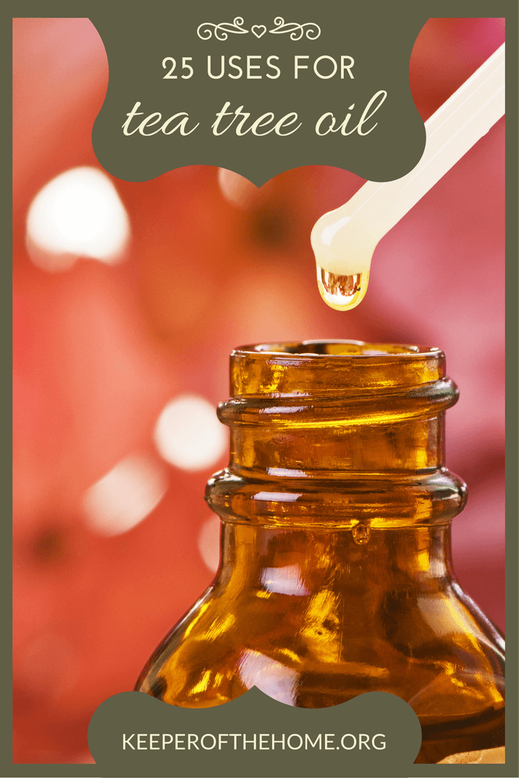 Tea tree oil is just something you need to keep on hand! It's so versatile. Now I want to show you 25 uses for tea tree oil.