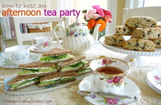 Host An Afternoon Tea Party! {includes Classic Tea Sandwich recipe}