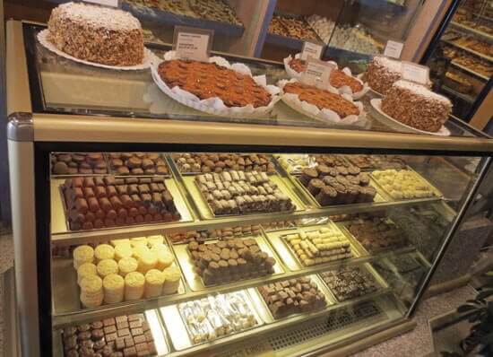 treats in a bakery