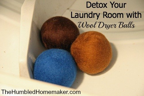 Detox Your Laundry Room with Wool Dryer Balls