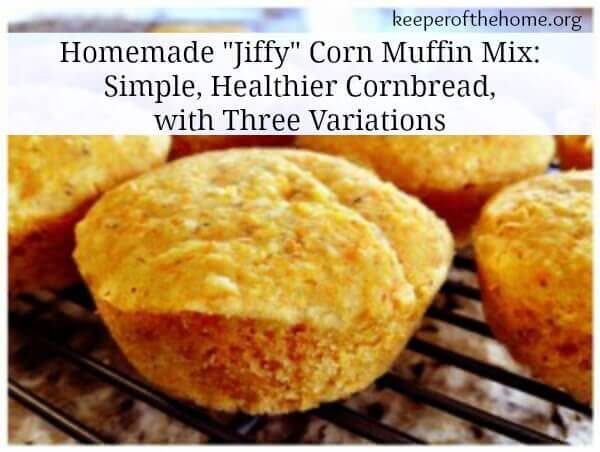 Did you know you can make homemade jiffy corn muffin mix? And even healthier than the store-bought packets? Here's how – with three great variations! 