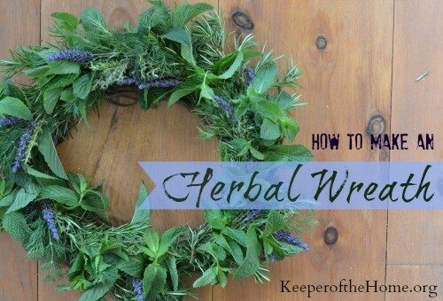 How to Make an Herbal Wreath
