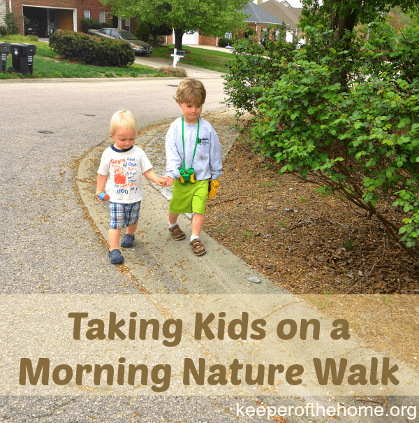 Do you and your kids get grumpy and bored after breakfast? or any other time of day? Take your kids on a morning nature walk! Our morning walks are fun, educational, create memories...and, somehow, they put us all in a brighter mood!