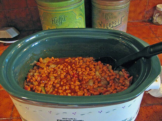beans in a crock pot