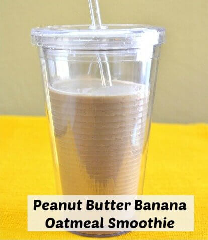 Peanut Butter Oatmeal Smoothie