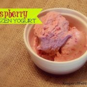 Homemade Raspberry Frozen Yogurt 5