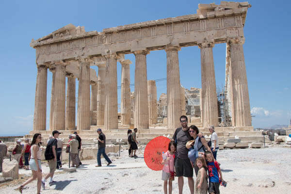 our family at acropolis