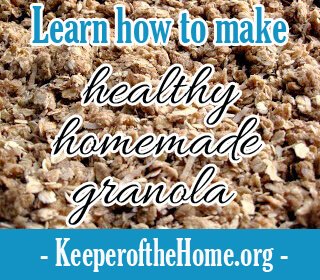 Learn how to make healthy homemade granola