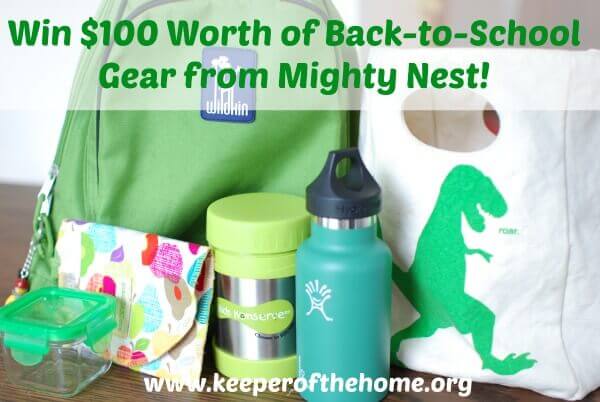 (Summer Giveaway Week 2013) Win $100 Worth of Back-to-School Gear from MightyNest!