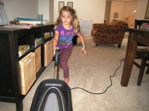 vacuuming school room 1