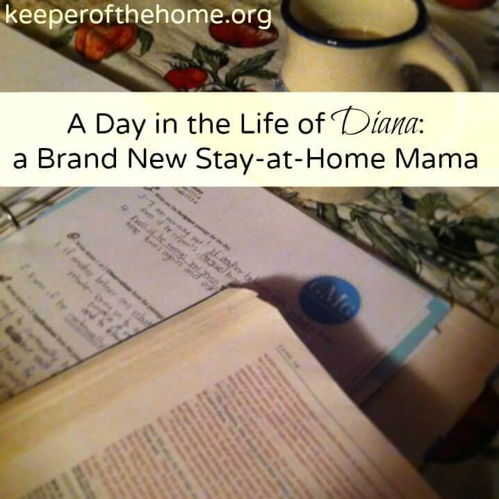 A Day in The Life of A Brand New Stay At Home Mama