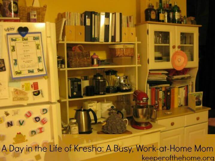 Day in the Life: Kresha, a Busy, Work-at-Home Mom