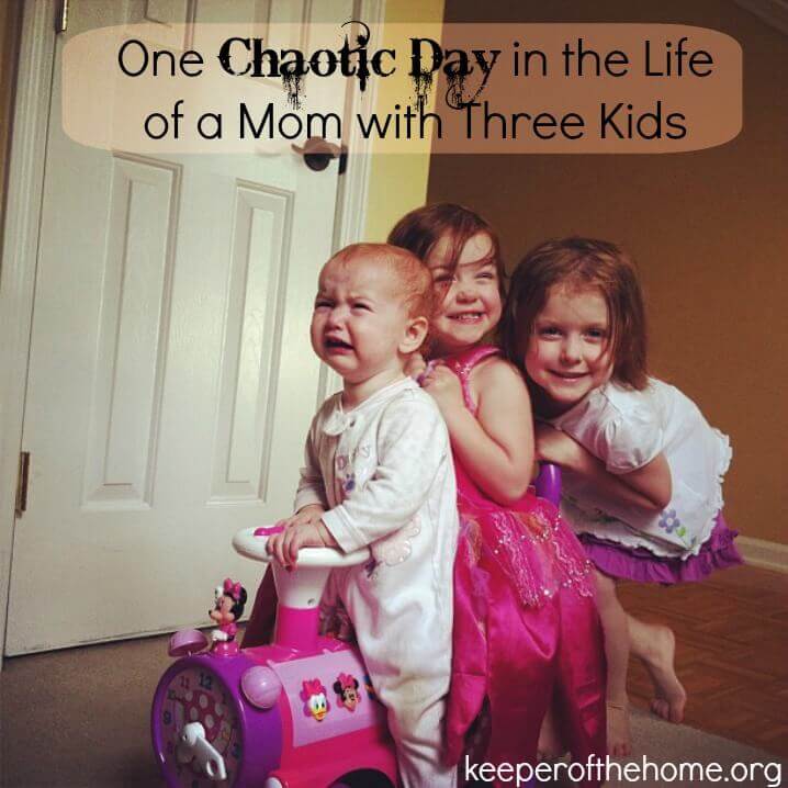 One Chaotic Day in the Life of a Mom with Three Kids