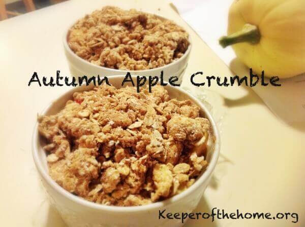 Serving Up the Autumn Harvest with an Apple Crumble