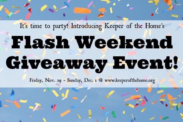 Flash Weekend Giveaway! (#3: Water Filtration + Natural Body Care Products)