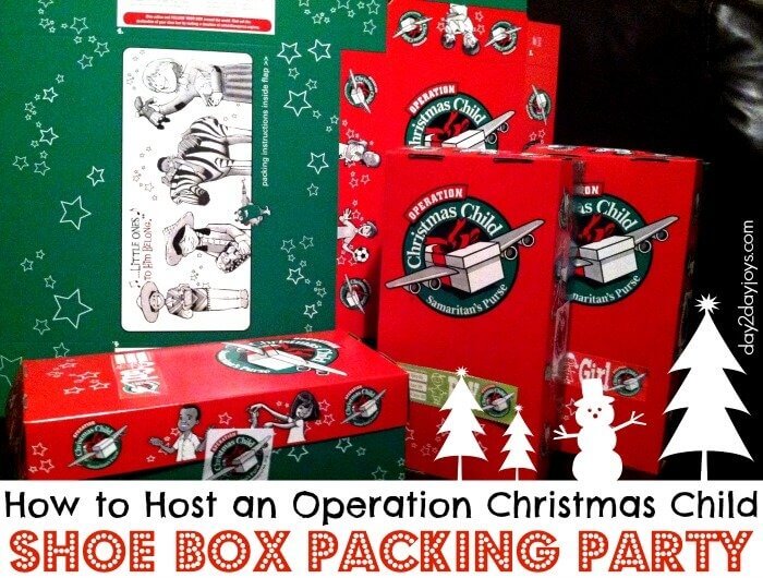 How to Host an Operation Christmas Child Shoe Box Packing Party 2