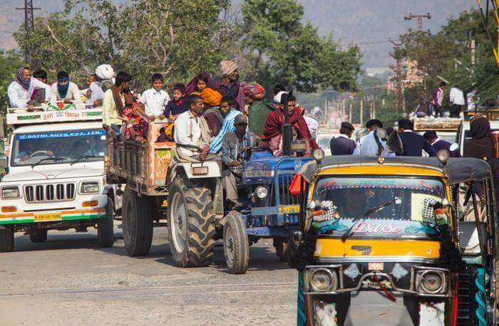 indian street scene