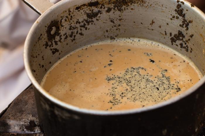 Love a good chai, but can't figure out how to make your own at home? Here's a quick and easy REAL Indian Masala Chai Tea recipe with real food ingredients. 